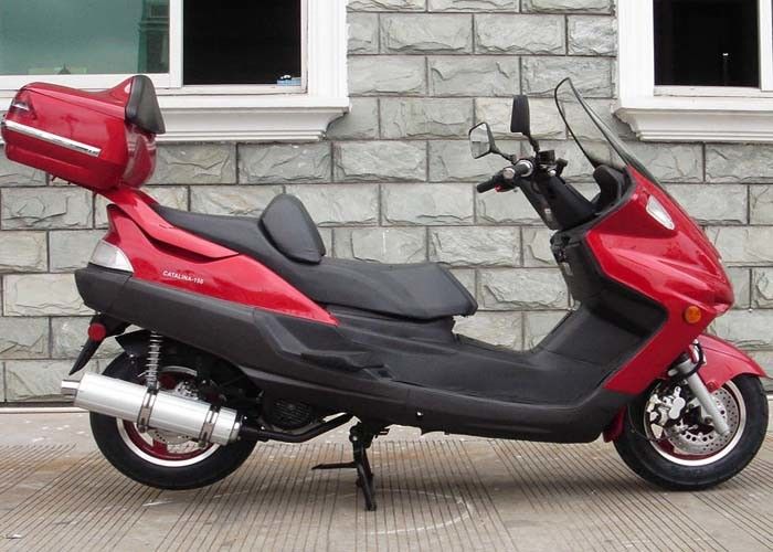 Motorino azionato da motore rosso con il freno di mano, motorino di motore 150cc con forte luce