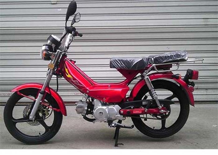 Motorino di motore di cuoio reale di due Seat mini, piccola bici a basso rumore della sporcizia 50cc