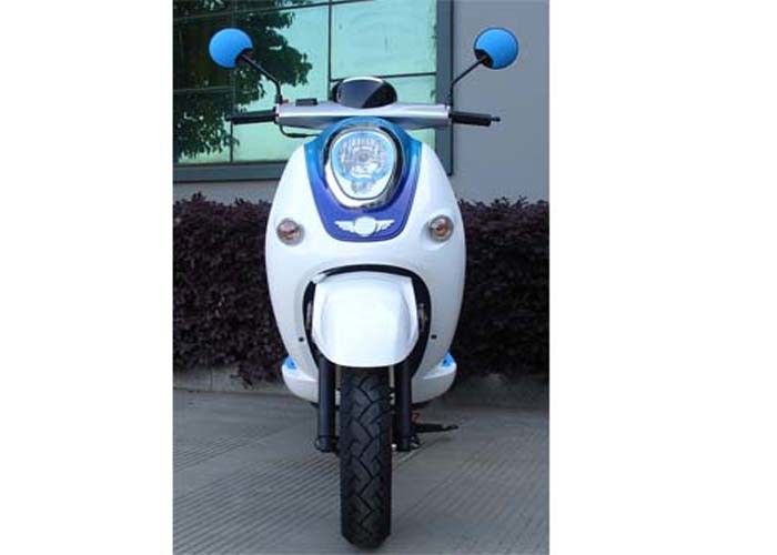 Mini motorino bianco/blu della bici 50cc con due specchietti retrovisori/scatole della parte posteriore