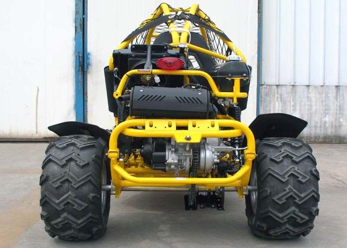 Off Road Kart per il giorno piovoso, go-kart 250cc raffreddati ad acqua con una rete/cuscino ammortizzatore di 3 fari