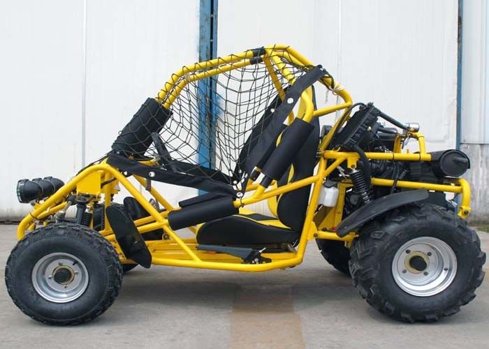 Off Road Kart per il giorno piovoso, go-kart 250cc raffreddati ad acqua con una rete/cuscino ammortizzatore di 3 fari