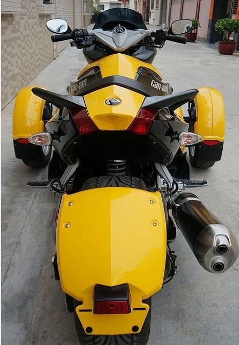 1000cc può motociclo della ruota di 3, V - motociclo della ruota anteriore del gemello 2 raffreddato a liquido