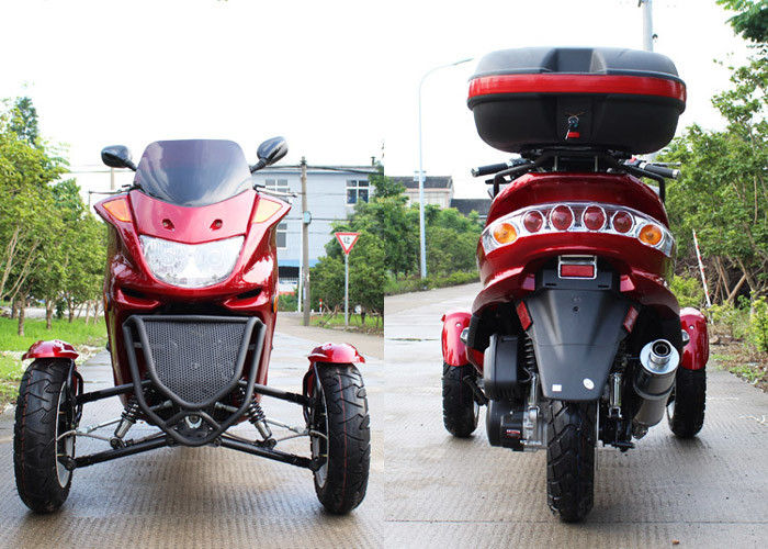 motociclo 150cc del motorino di 3 ruote con il motore di 7.0kw 7500r/min 8HP/scatola della parte posteriore