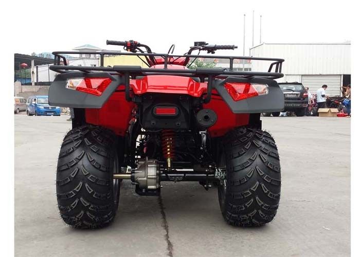 260cc asse a quattro ruote di inizio elettrico ATV che guida il freno a tamburo rosso della parte posteriore del veicolo a quattro ruote