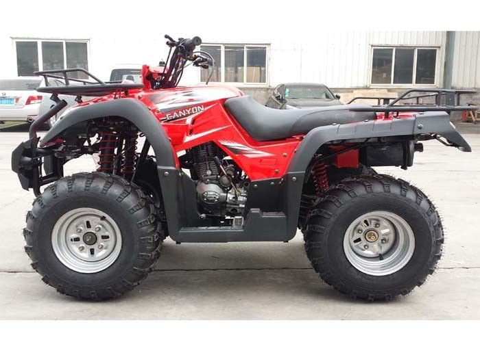 260cc asse a quattro ruote di inizio elettrico ATV che guida il freno a tamburo rosso della parte posteriore del veicolo a quattro ruote