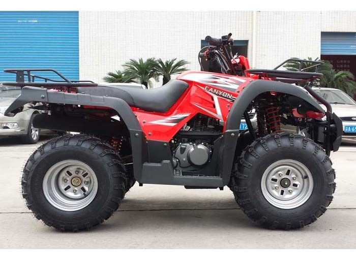 260cc asse a quattro ruote di inizio elettrico ATV che guida il freno a tamburo rosso della parte posteriore del veicolo a quattro ruote