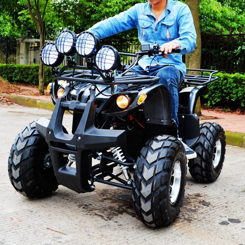 Motore senza spazzola di Atv del quadrato di CC elettrica 1500W/2000W della bici con quattro luci intense