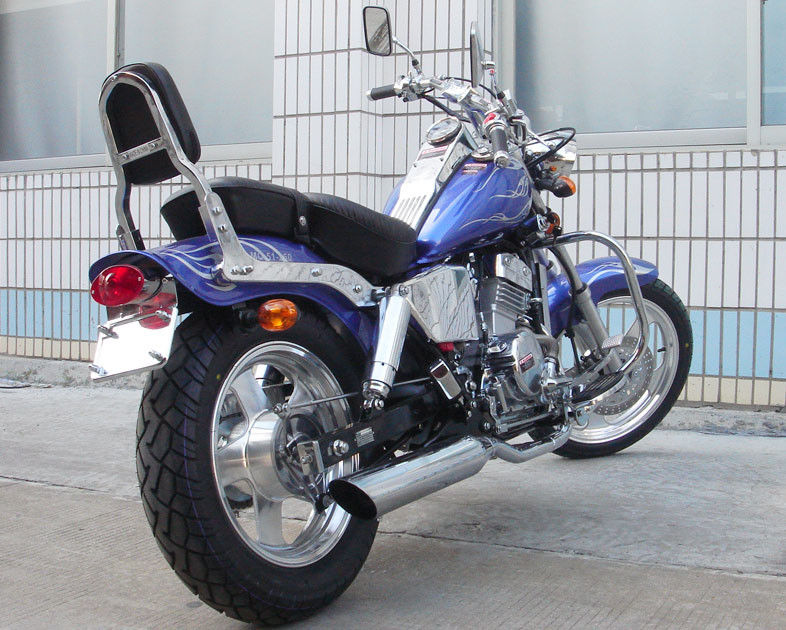 I motocicli ad alta potenza raffreddati ad acqua 250cc digiunano freno a tamburo elettrico della parte posteriore del motociclo