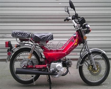 disco della parte anteriore del motociclo di inizio di scossa di CDI 50CC/aria alimentati a gas del freno a tamburo della parte posteriore raffreddata