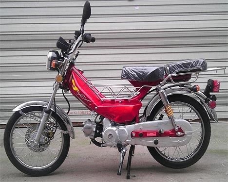 disco della parte anteriore del motociclo di inizio di scossa di CDI 50CC/aria alimentati a gas del freno a tamburo della parte posteriore raffreddata
