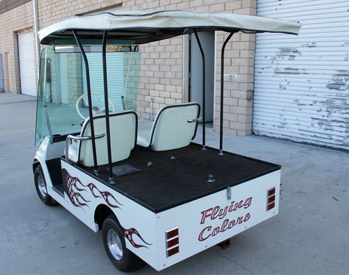 2 carretti di golf elettrici dei sedili 150cc facili vanno aria del cilindro a quattro tempi del carretto di golf singola raffreddata