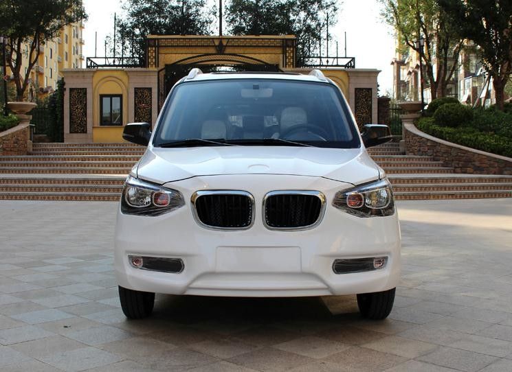 carretti di golf elettrici 6000w con il PVC della radio del MP3 dell'aerotermo di stile di BMW di 5 sedili delle porte 4