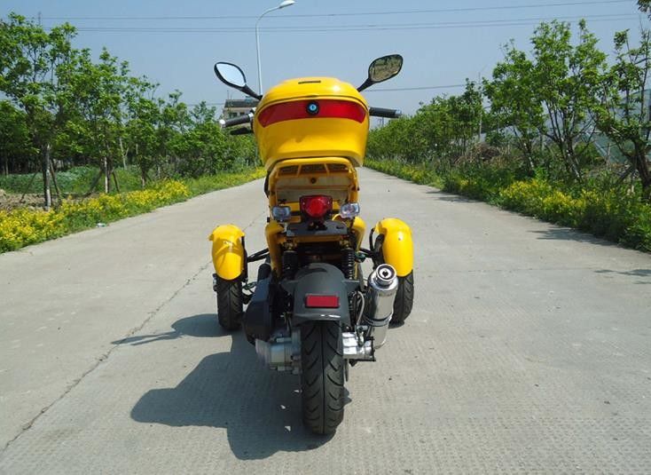 Tipo orizzontale tri colpo del motorino 4 di Trike della ruota del motociclo 50cc 3 della ruota