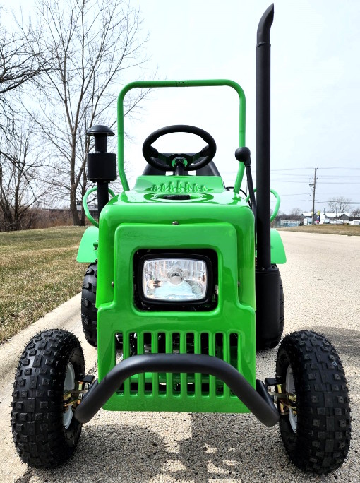 Luci di Jeep Fully Auto With Hitch del carretto di golf dell'uomo di Mini Farm Tractor With Reverse 125cc uno