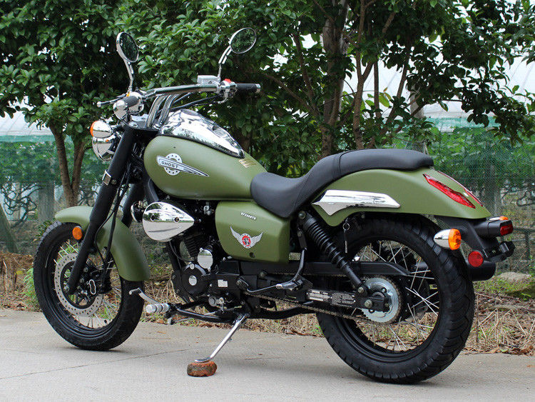 Selettore rotante verde del Bobber 250cc dell'esercito 90 km/ora del consumo di olio basso con la trasmissione manuale 5