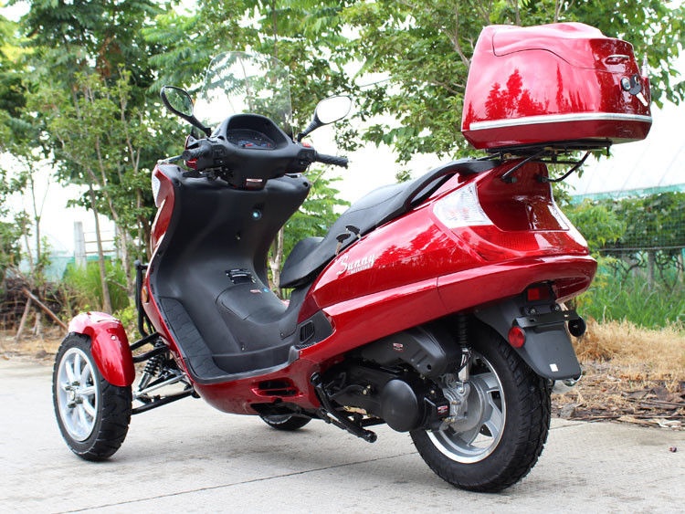 50CC tipo orizzontale tri motociclo della ruota con il singolo cilindro, trasmissione della trasmissione a cinghia