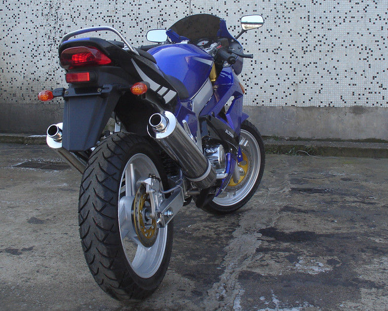 Motociclo sicuro del selettore rotante 250cc con il doppio colpo del cilindro quattro e quattro colori