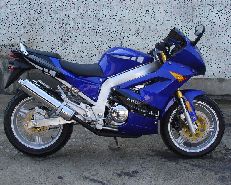 Motociclo sicuro del selettore rotante 250cc con il doppio colpo del cilindro quattro e quattro colori