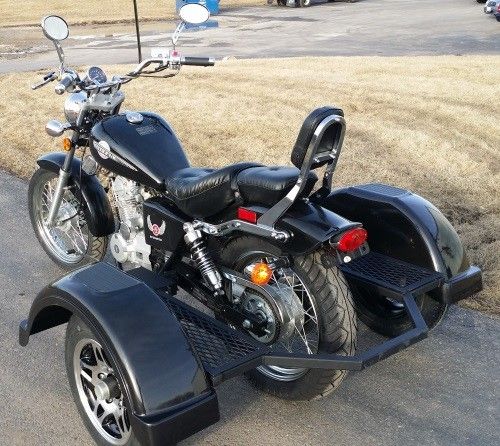l'aria 250cc ha raffreddato il motorino di Trike di 3 ruote con il singolo cilindro, il sistema di raffreddamento 4-Stroke