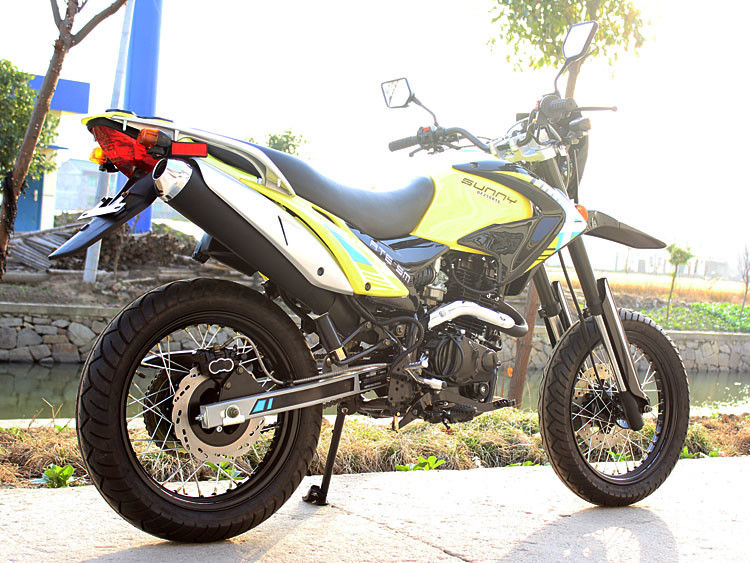 250cc scelgono il motociclo della bici della sporcizia raffreddato aria del colpo del cilindro 4 con comando a catena