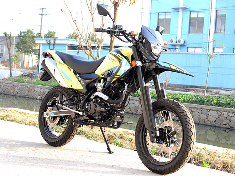 250cc scelgono il motociclo della bici della sporcizia raffreddato aria del colpo del cilindro 4 con comando a catena