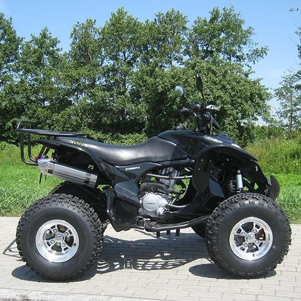 250cc Atv a quattro ruote extra grande con il nero elettrico del sistema di inizio