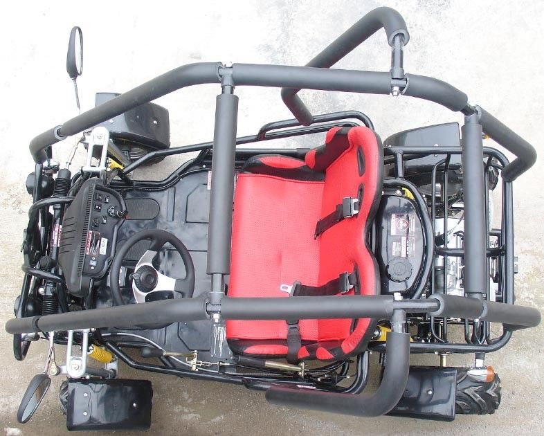 110cc go-kart motorizzati piccola dimensione, velocità automatica della frizione 3 dei go-kart adulti con l'inverso