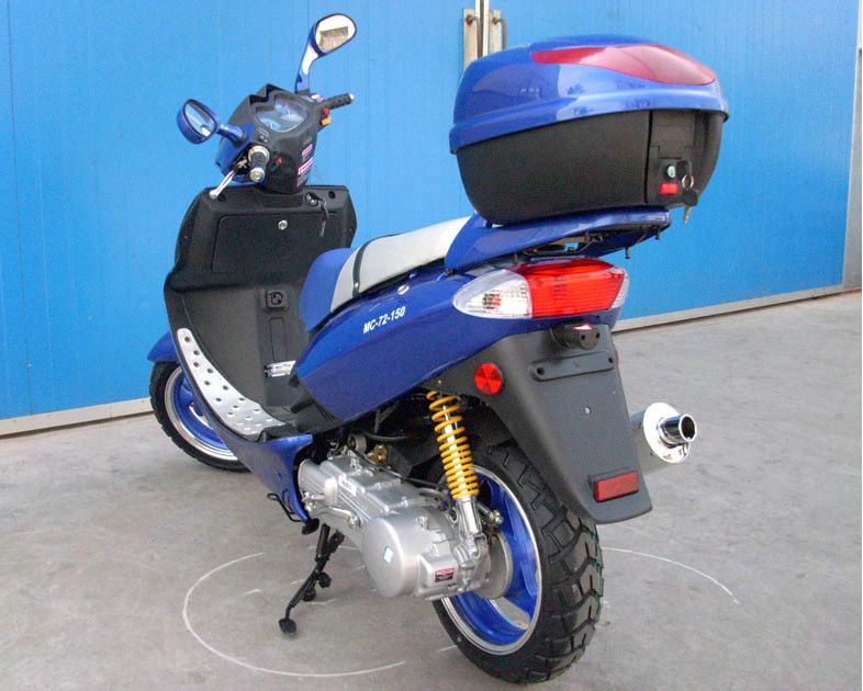 motore raffreddato aria forzata adulta del motorino di motore 150cc CVT con il commutatore del rilascio del gas