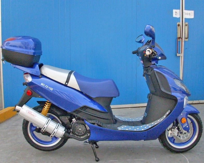 motore raffreddato aria forzata adulta del motorino di motore 150cc CVT con il commutatore del rilascio del gas