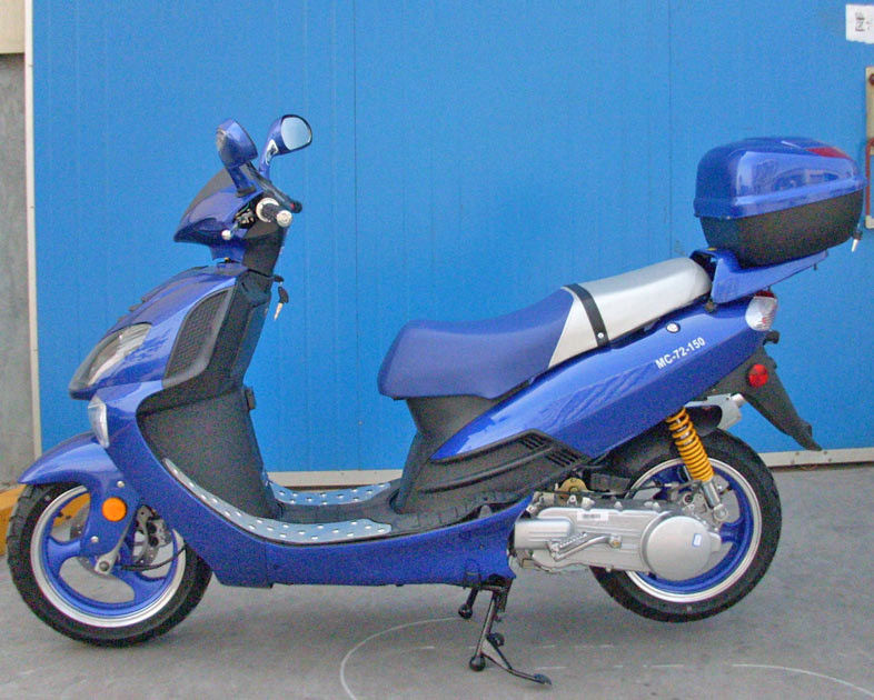 motore raffreddato aria forzata adulta del motorino di motore 150cc CVT con il commutatore del rilascio del gas