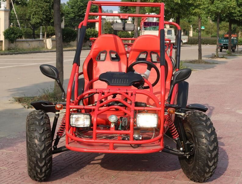 Il tipo orizzontale aria del colpo del carrozzino 4 dei go-kart raffredda 4 Seater freno a disco parte posteriore/anteriore