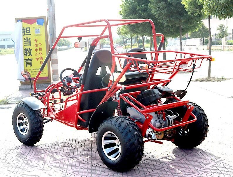 Il tipo orizzontale aria del colpo del carrozzino 4 dei go-kart raffredda 4 Seater freno a disco parte posteriore/anteriore