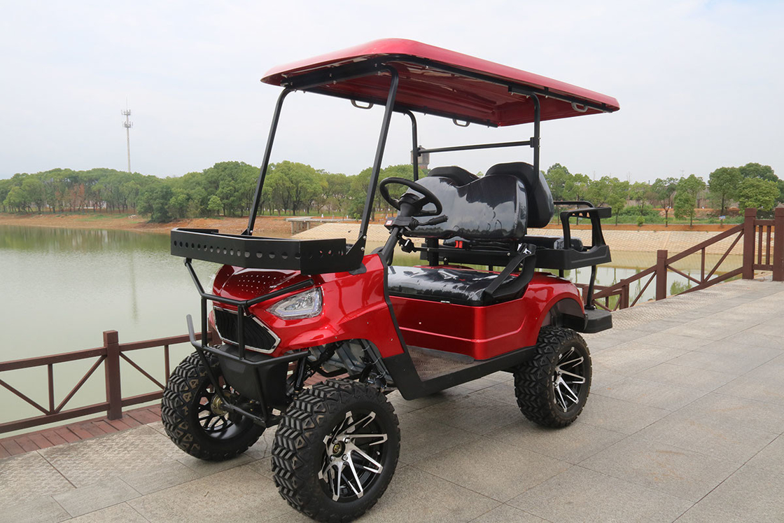 Carrello da golf elettrico con 4 posti e portabatterie 48V/4000W,150A batteria al litio