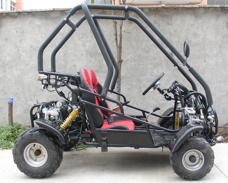 Piccolo 3 carrozzino due Seater Atv dei go-kart di velocità 110cc con l'inizio di CDI Electirc