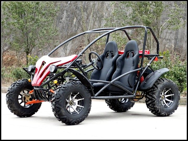 CARROZZINO di DUNA dei GO-KART 250CC KART di CORSA PER l'ADULTO CON 2 GRANDI LUCI CAPE