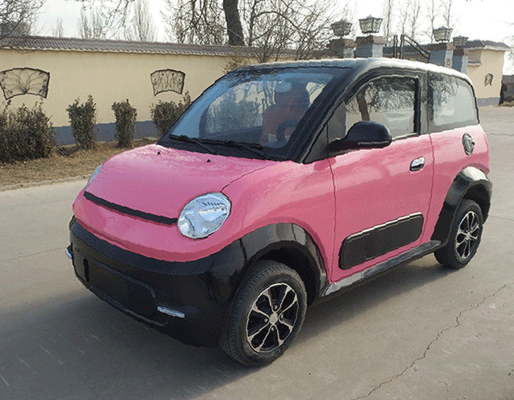 Rosa/automobile elettrica elettrica blu dei carretti di golf 220v 4.2kw 2 Seat con il tamburo anteriore parte posteriore/del disco