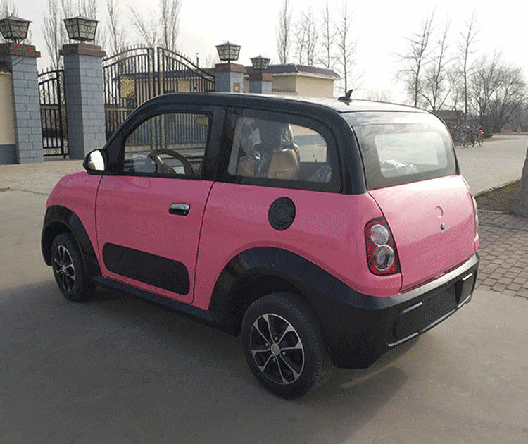 Rosa/automobile elettrica elettrica blu dei carretti di golf 220v 4.2kw 2 Seat con il tamburo anteriore parte posteriore/del disco