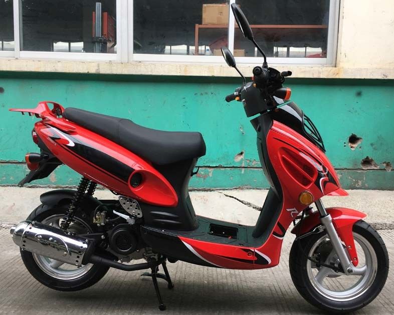 freno a tamburo raffreddato aria forzata della parte posteriore del disco della parte anteriore del motorino della bici di 50cc CVT mini