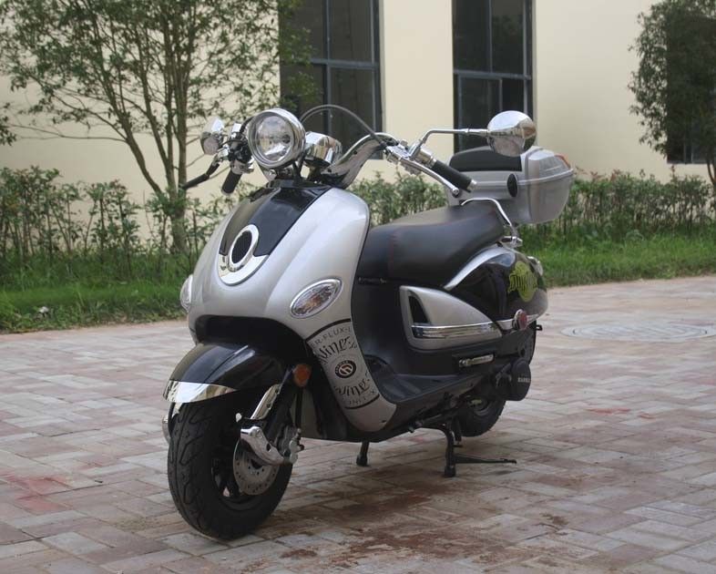 I motorini alimentati a gas scossa/elettrici 150cc per gli adulti con il disco anteriore elevano il tamburo