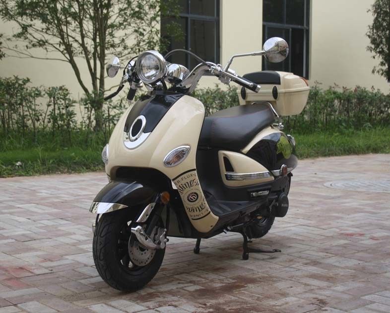 I motorini alimentati a gas scossa/elettrici 150cc per gli adulti con il disco anteriore elevano il tamburo