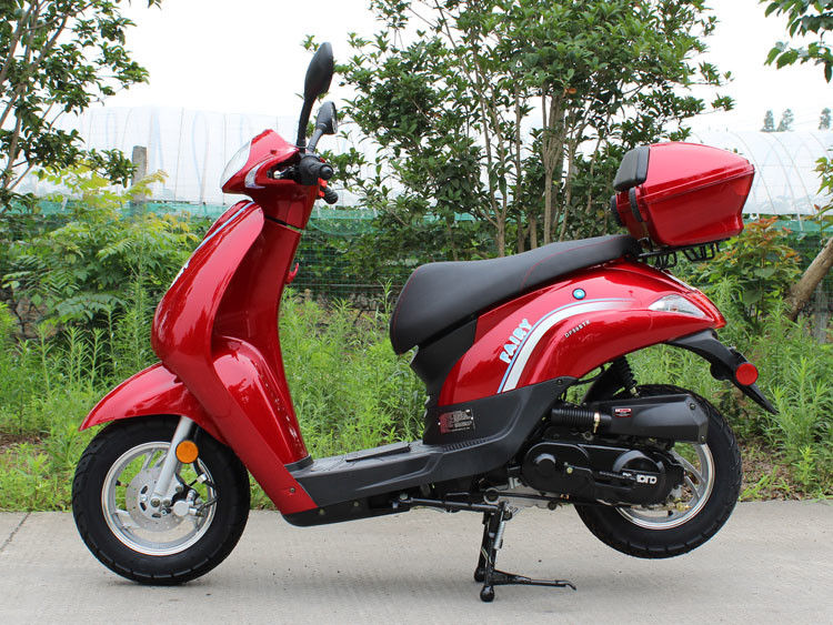 Tipo orizzontale adulto singolo cilindro del motorino di motore dell'ingranaggio 50cc di CVT raffreddato ad aria