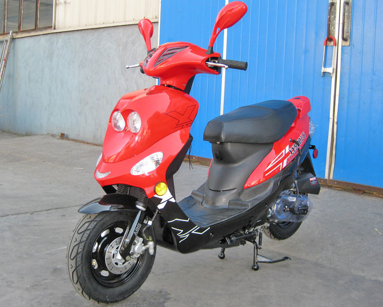 Ventili il motorino adulto raffreddato 65 del motorino di motore dell'accensione di CDI 50CC - l'operazione del freno di mano 70km/H